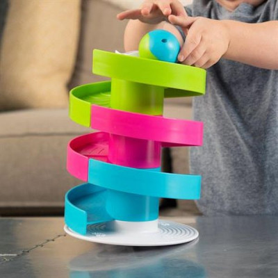 Розвиваюча іграшка Fat Brain Toys Трек-балансир для кульок Wobble Run (F273ML)