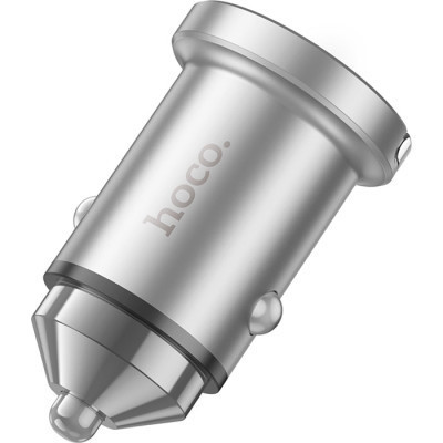 Зарядний пристрій HOCO NZ10 Handy USB-A/Type-C Silver (6942007601825)