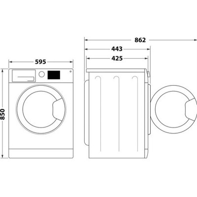 Пральна машина Indesit OMTWSA61053WKEU