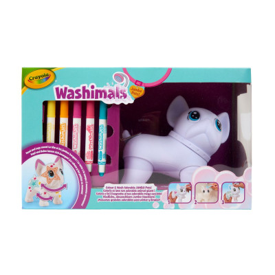 Набір для творчості Crayola Washimals Пес-велетень З фломастерами 5 шт (74-0227)