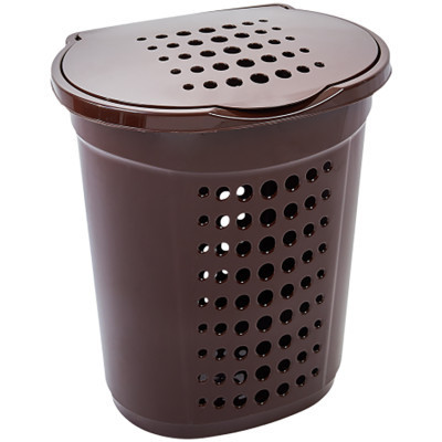 Кошик для білизни Алеана Овальний Коричневий 60 л (алн 122053/коричневий)