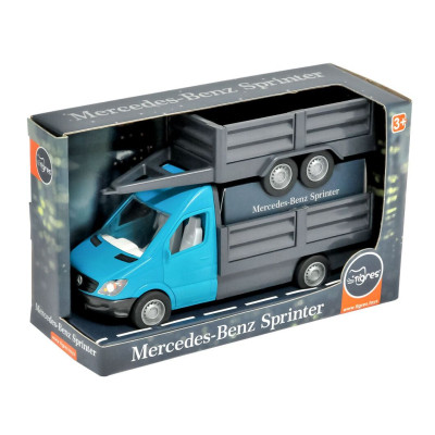 Спецтехніка Tigres Mercedes-Benz Sprinter бортовий з причіпом (ціан) (39668)