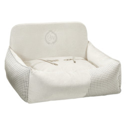 Автомобільне крісло для тварин Chloe's Home Berlin подвійне 68х48 см бежеве (CLH4913)