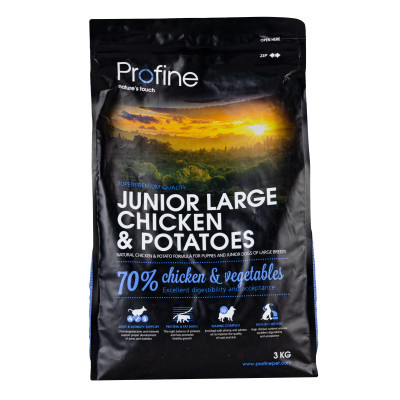 Сухий корм для собак Profine Junior Large Chicken з куркою та картоплею 3 кг (8595602517398)
