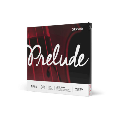 Струни для контрабаса D&#039;Addario Prelude Bass String Set 3/4 Scale Medium Tension (J610 3/4M)