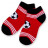 Шкарпетки дитячі Bross з м&#039;ячем 1-3 червоні (10684-1-3B-red)
