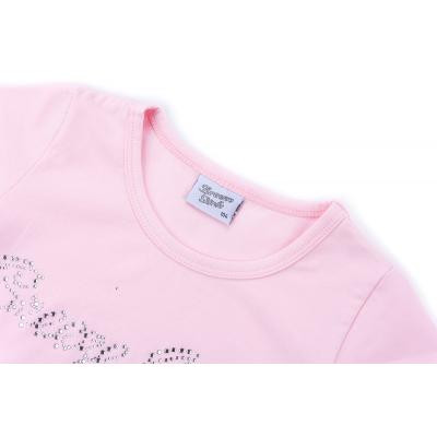 Футболка дитяча Breeze з мереживом (9001-98G-pink)
