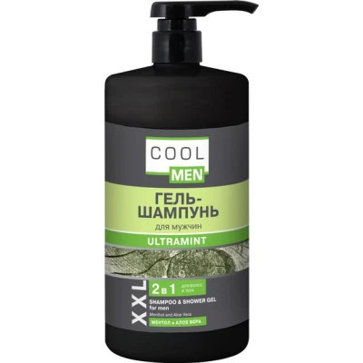 Гель для душу Cool Men Ultramint 2 в 1 1 л (4823015941641)
