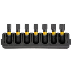Набір біт DeWALT в касеті Tough Case, FlexTorq, L=25 мм, H3, H4-3 шт, H5-2 шт, H6 (DT70806)