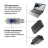 Гірлянда ColorWay Мішура LED 150 5 м 8 функцій теплий колір USB (CW-G-150L5U)