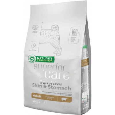 Сухий корм для собак Nature&#039;s Protection Superior Care Sensitive Skin&amp;Stomach Small Breeds 1.5 кг (NPSC45794)