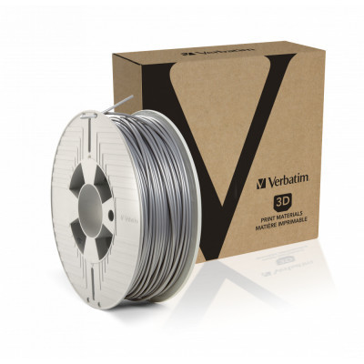 Пластик для 3D-принтера Verbatim PLA, 2,85 мм, 1кг, aluminium-grey (55329)