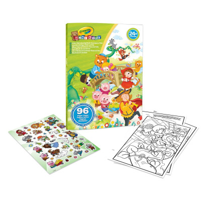Набір для творчості Crayola Mini Kids Розмальовка Улюблені казки, 96 сторінок (25-1080)