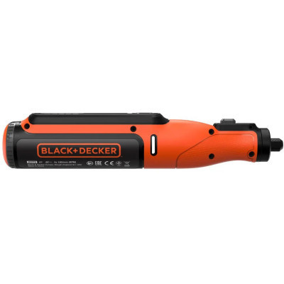 Гравер Black&amp;Decker 29500 об/хв, 7,2V, Li-Ion 1,5Ah (BCRT8I)