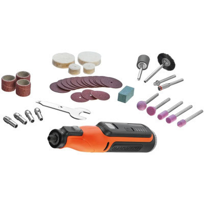 Гравер Black&amp;Decker 29500 об/хв, 7,2V, Li-Ion 1,5Ah (BCRT8I)