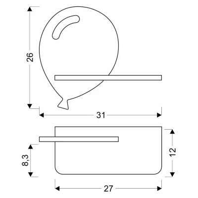 Світильник Candellux BALOON (21-85115)