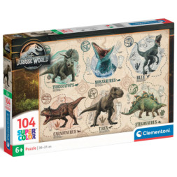 Пазл Clementoni Jurassic World. New 104 елементи (27179)