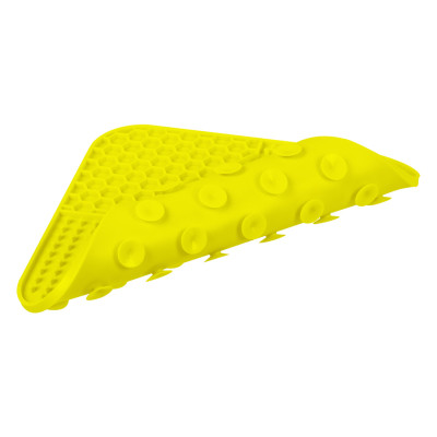 Універсальний посуд для тварин WAUDOG Silicone Килимок для злизування 19х19х1 см жовтий (23528)