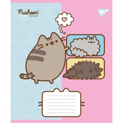 Зошит Yes Pusheen Funny А5 12 аркушів клітинка (767602)