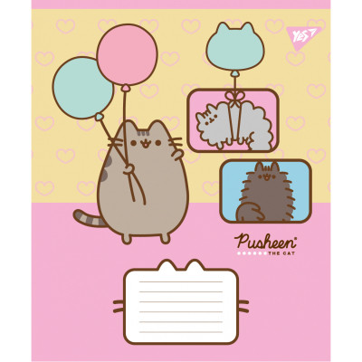 Зошит Yes Pusheen Funny А5 12 аркушів клітинка (767602)