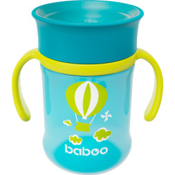 Поїльник-непроливайка Baboo 360°, 300 мл, 6+ міс (Transport / зелена) (8-135)