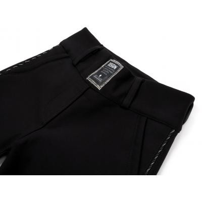 Лосини дитячі A-Yugi з блискучими лампасами (9159-134G-black)