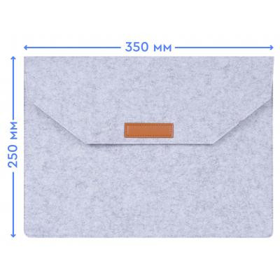Чохол до ноутбука AirOn 13,3&quot; Premium Grey (4822356710620)