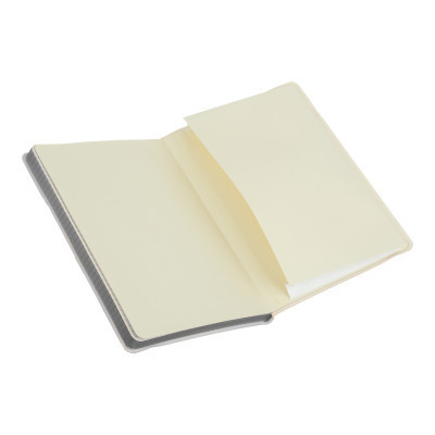 Книга записна Buromax Brief Logo2U 96 аркушів А5 у клітинку чорний (BM.295104-01)