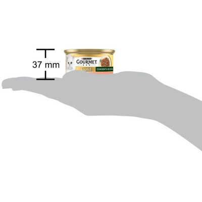 Консерви для котів Purina Gourmet Gold Соковита насолода з лососем 85 г (8445290823373)