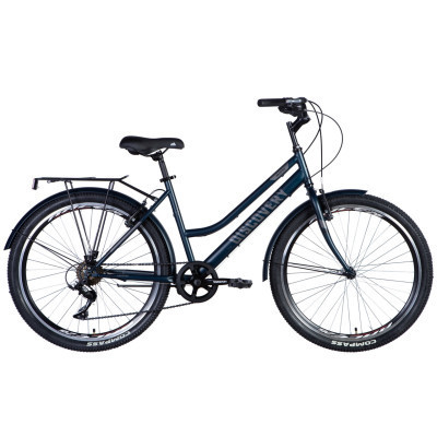 Велосипед Discovery Prestige Woman Vbr 26&quot; 17&quot; ST 2024 Синьо-зелений (OPS-DIS-26-610)
