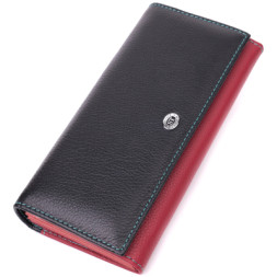 Гаманець ST Leather З натуральної шкіри Різнокольоровий (22517)