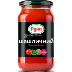 Соус Руна Шашличний фірмовий стерилізований 485 г (4820015943804)
