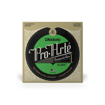 Струни для гітари D&#039;Addario Pro-Arte Composite Flamenco Clear Nylon (EJ25C)