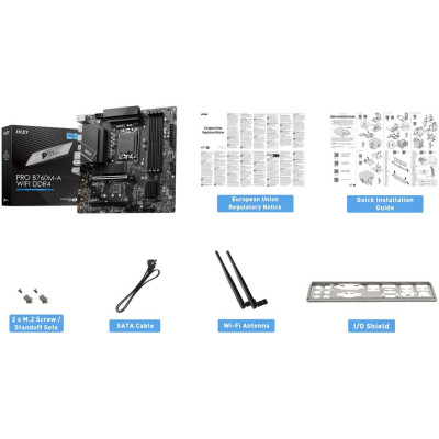 Материнська плата MSI PRO B760M-A WIFI DDR4