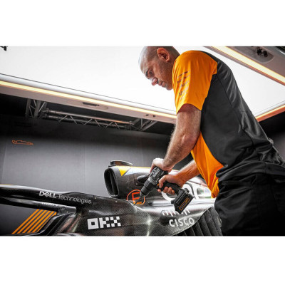Шуруповерт DeWALT McLaren F1, XR Li-Ion PowerStack 18V GFN блок 2x1.7Ah, 90 Нм, кейс TSTAK (DCD85ME2GT)