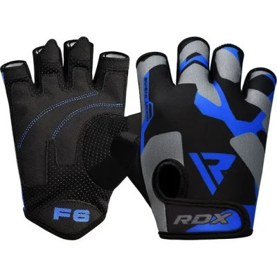 Рукавички для фітнесу RDX F6 Sumblimation Blue S (WGS-F6U-S)
