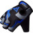 Рукавички для фітнесу RDX F6 Sumblimation Blue S (WGS-F6U-S)