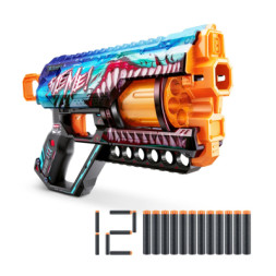 Іграшкова зброя Zuru X-Shot Швидкострільний бластер Skins Griefer Shark Thrasher (12 патронів) (36561В)