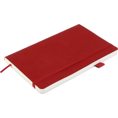 Книга записна Buromax Primo 125x195 мм 96 аркушів в клітинку обкладинка зі штучної шкіри Бордова (BM.291161-13)