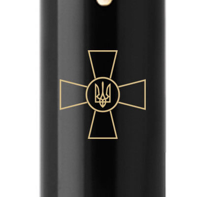 Ручка кулькова Parker IM 17 ARMY Black GT BP Емблема ЗСУ (22032_W001y)