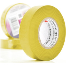 Ізоляційна стрічка 3M 0.13мм x 18мм x 10м Yellow, от -10°С до +80°С (3M/0,13/18/10-YW)