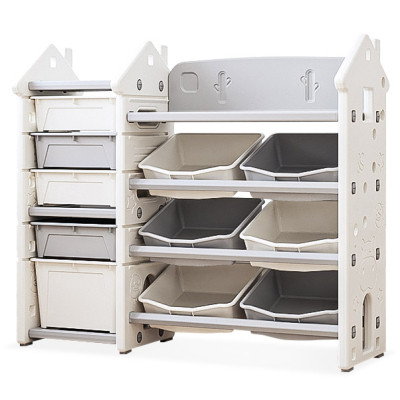 Дитячий стелаж Mealux Dot White (KD-E194 White)