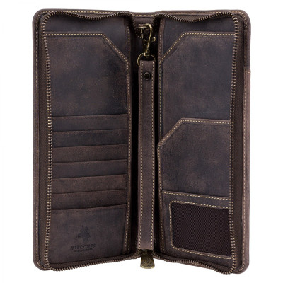 Портмоне Visconti Дорожнє 728 Wing Oil Brown (728 OIL BRN)