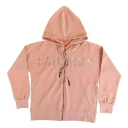 Кофта дитяча Monili на блискавці з капюшоном (4033-140G-beige)