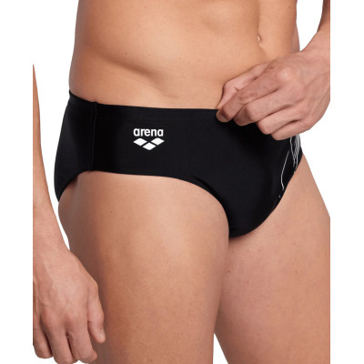 Плавки Arena Dive Swim Brief 007213-500 чорний, білий 85 (3468337171768)