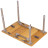 Туристичний стіл Bo-Camp Southwark 60x40cm Bamboo Brown (1404644)