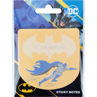 Папір для нотаток Kite з клейким шаром DC Comics 70х70 мм, 50 аркушів (DC23-298-1)