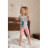 Піжама дитяча Matilda з котиками (12311-3-128G-pink)