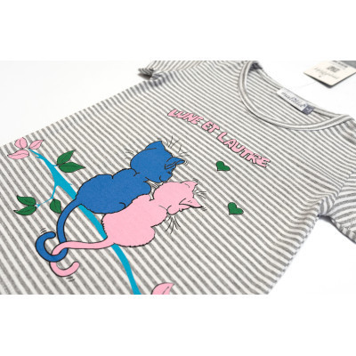Піжама дитяча Matilda з котиками (12311-3-128G-pink)