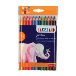 Олівці кольорові Derwent Jumbo Coloured Lakeland, 12 кольорів (5028252048880)